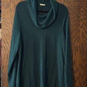 Maurices Deep Green Cowl Neck Sweater
